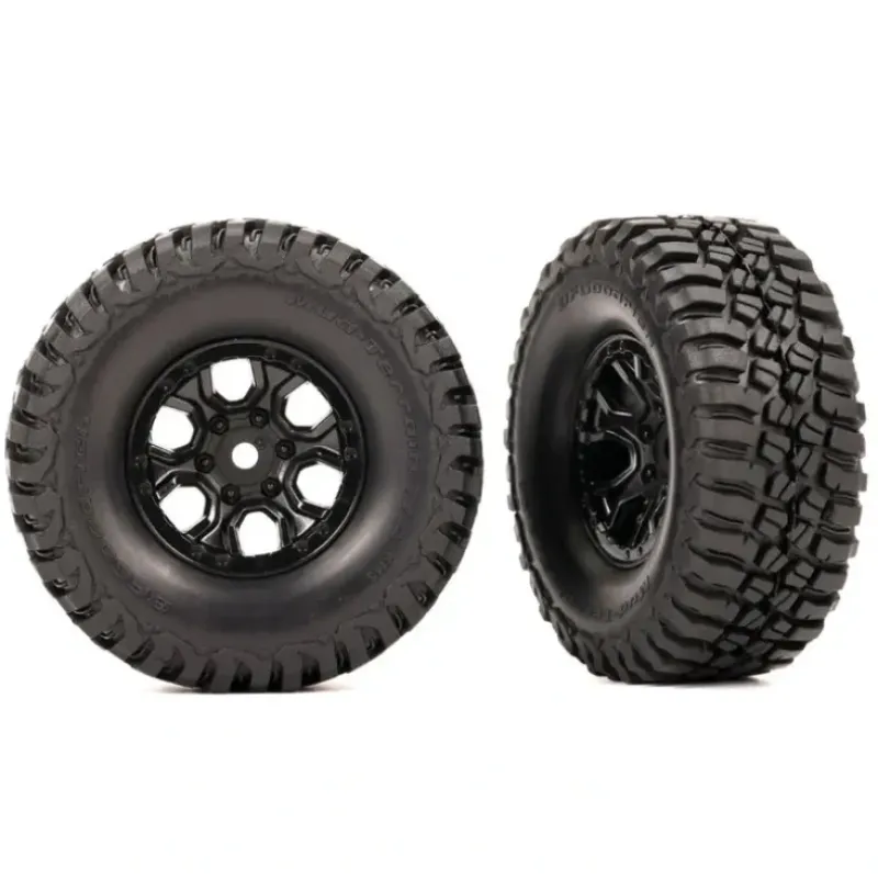 9774 Traxxas Tires & Wheels, Premounted (Black 1.0", BFGoodrich) - Little Painter Art | Exploring the Endless Possibilities of Art| Shop All