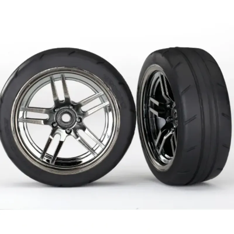 8373 Traxxas Tires and wheels, glued chrome, 1.9" Response tires Front - Little Painter Art | Exploring the Endless Possibilities of Art| Brush
