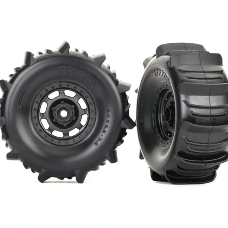 8475 Traxxas Tires and wheels, assembled, glued (Desert Racer wheels, - Little Painter Art | Exploring the Endless Possibilities of Art| Shop All