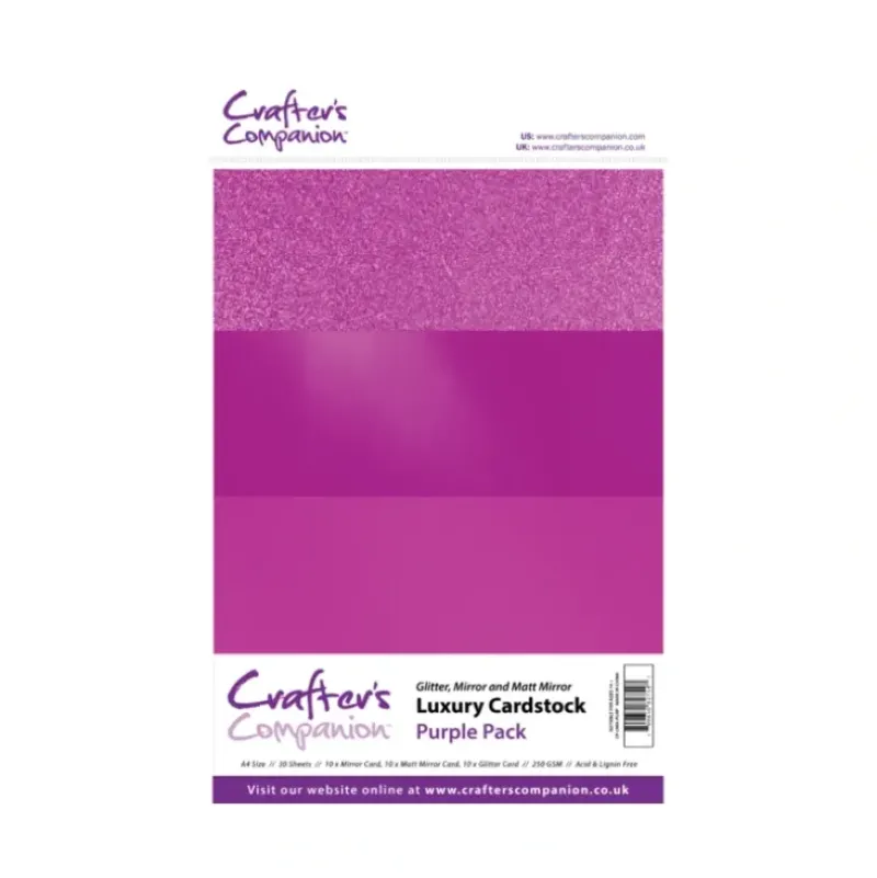 A4 Luxury Mixed Purple Card - 10 Pack - Little Painter Art | Exploring the Endless Possibilities of Art| Shop All