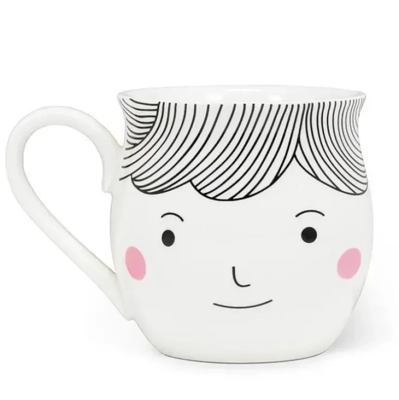 Abbott Bone China Mug 16oz Face, His or Hers - Little Painter Art | Exploring the Endless Possibilities of Art| Hot