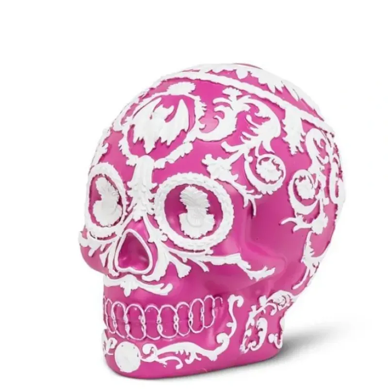 Abbott Embossed Scroll Skull - Pink - Little Painter Art | Exploring the Endless Possibilities of Art| Shop All