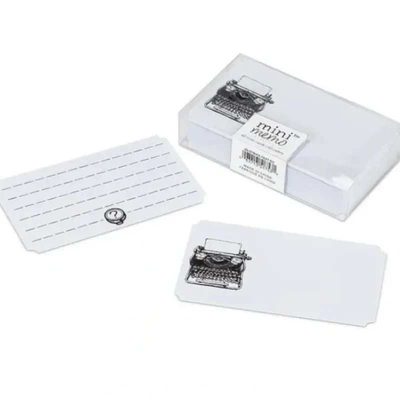Abbott Mini Memo Notecards 50pk - Typewriter - Little Painter Art | Exploring the Endless Possibilities of Art| Hot
