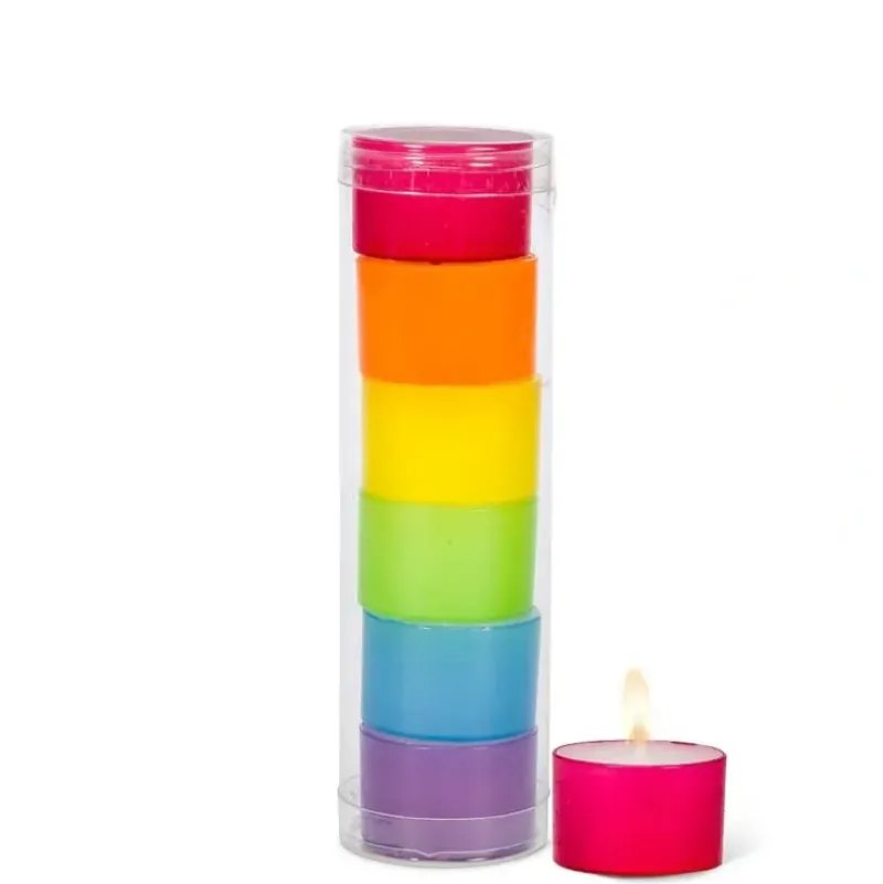 Abbott Multi-Colour Tealights 6pk - Little Painter Art | Exploring the Endless Possibilities of Art| Hot