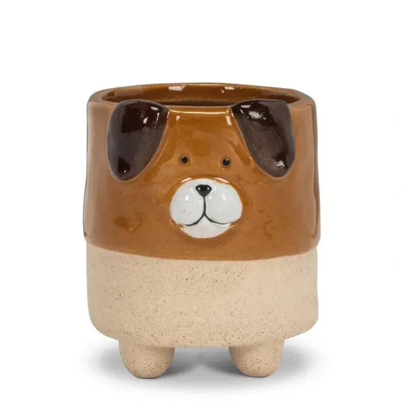 Abbott Planter - Small Dog - Little Painter Art | Exploring the Endless Possibilities of Art| Shop All