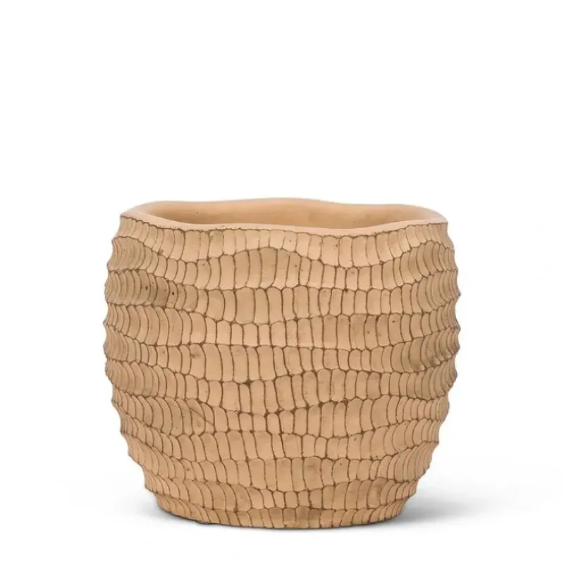 Abbott Planter - Small Ridged Pattern - Little Painter Art | Exploring the Endless Possibilities of Art| Shop All