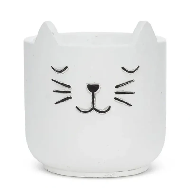 Abbott Planter Large - Sleeping Kitty Face - Little Painter Art | Exploring the Endless Possibilities of Art| Shop All
