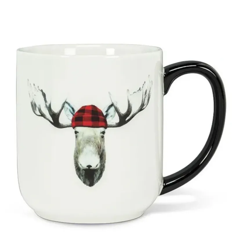 Abbott Stoneware Mug Jumbo 18oz Vintage Moose - Little Painter Art | Exploring the Endless Possibilities of Art| Shop All