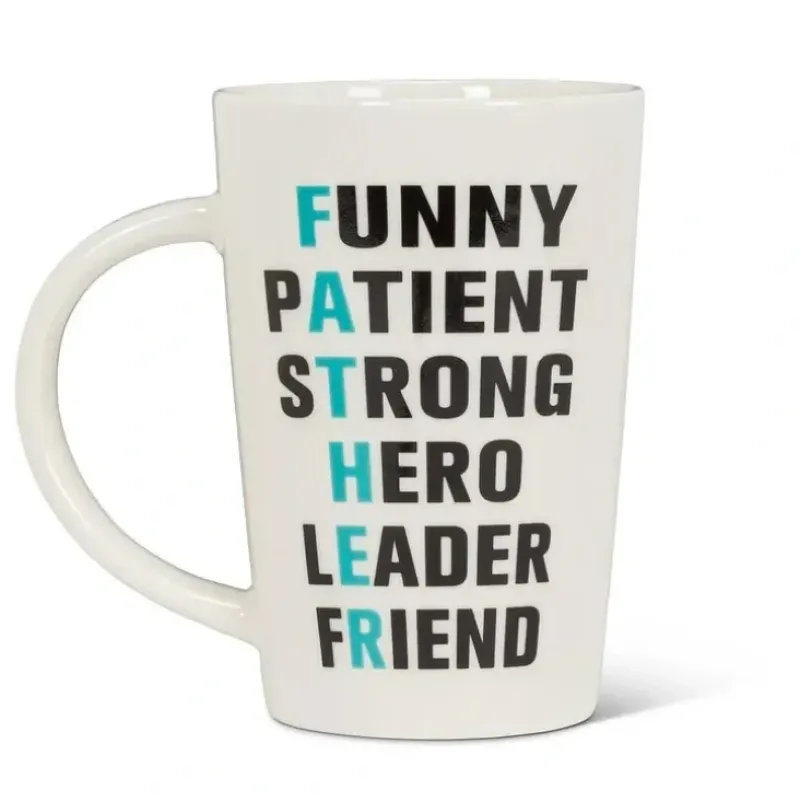 Abbott Tall Bone China Mug 14oz FATHER - Little Painter Art | Exploring the Endless Possibilities of Art| Shop All