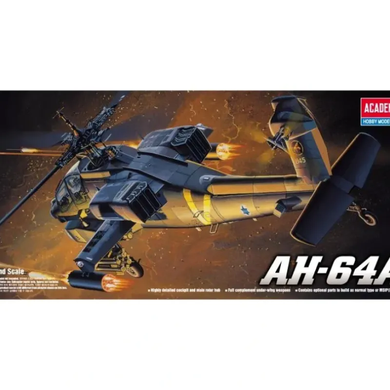 Academy 1/72 AH-64A - Little Painter Art | Exploring the Endless Possibilities of Art| Shop All