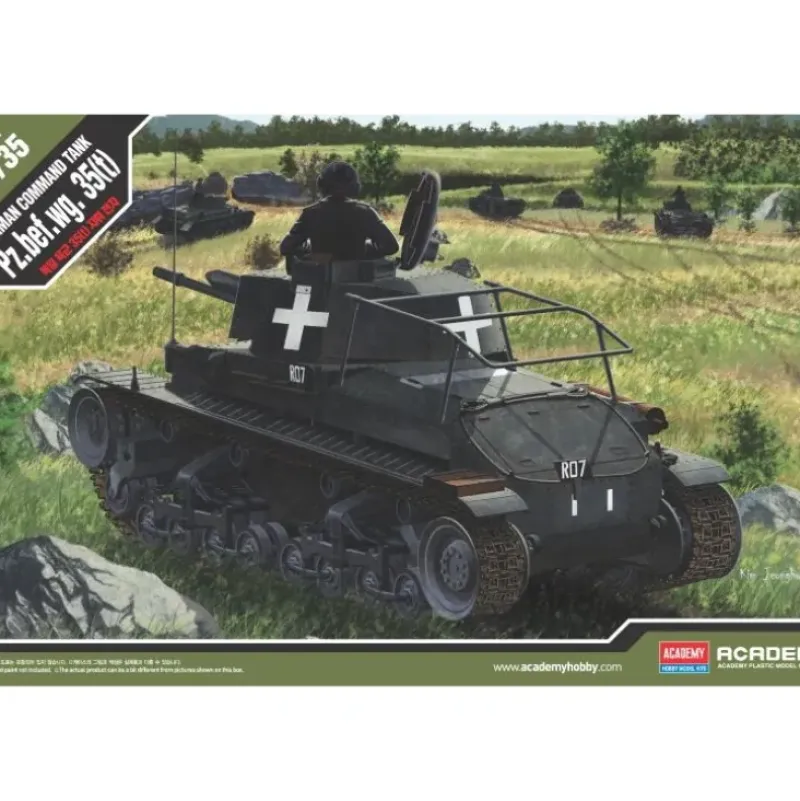 Academy 1/35 German Command Tank Pz.bef.wg 35(t) - Little Painter Art | Exploring the Endless Possibilities of Art| Shop All