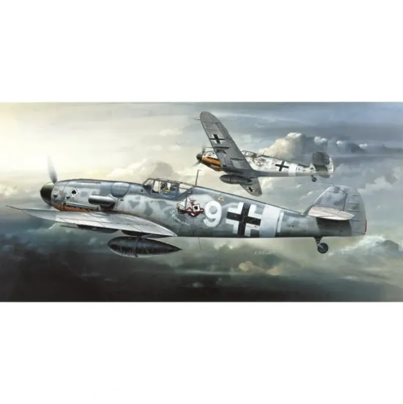 Academy 1/72 MESSERSCHMITT BF109G-6 - Little Painter Art | Exploring the Endless Possibilities of Art| Shop All