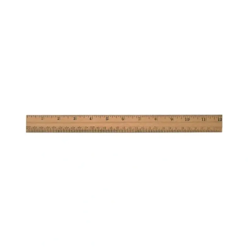 Acme Westcott 12" Ruler Wood with Metal Edge - Little Painter Art | Exploring the Endless Possibilities of Art| Shop All