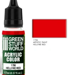 Acrylic Color HELLFIRE RED - Little Painter Art | Exploring the Endless Possibilities of Art| Pigment