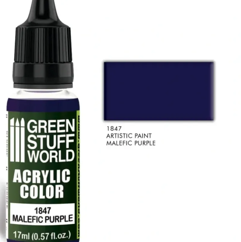 Acrylic Color MALEFIC PURPLE - Little Painter Art | Exploring the Endless Possibilities of Art| Pigment