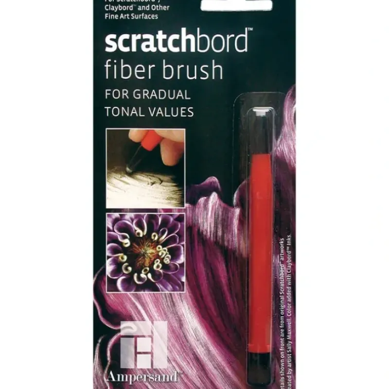 Ampersand Scratchbord Fiber Brush - Little Painter Art | Exploring the Endless Possibilities of Art| Brush