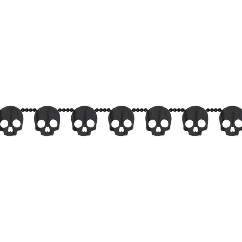 Amscan Halloween Decor - Wood Skull Garland - Little Painter Art | Exploring the Endless Possibilities of Art| Hot