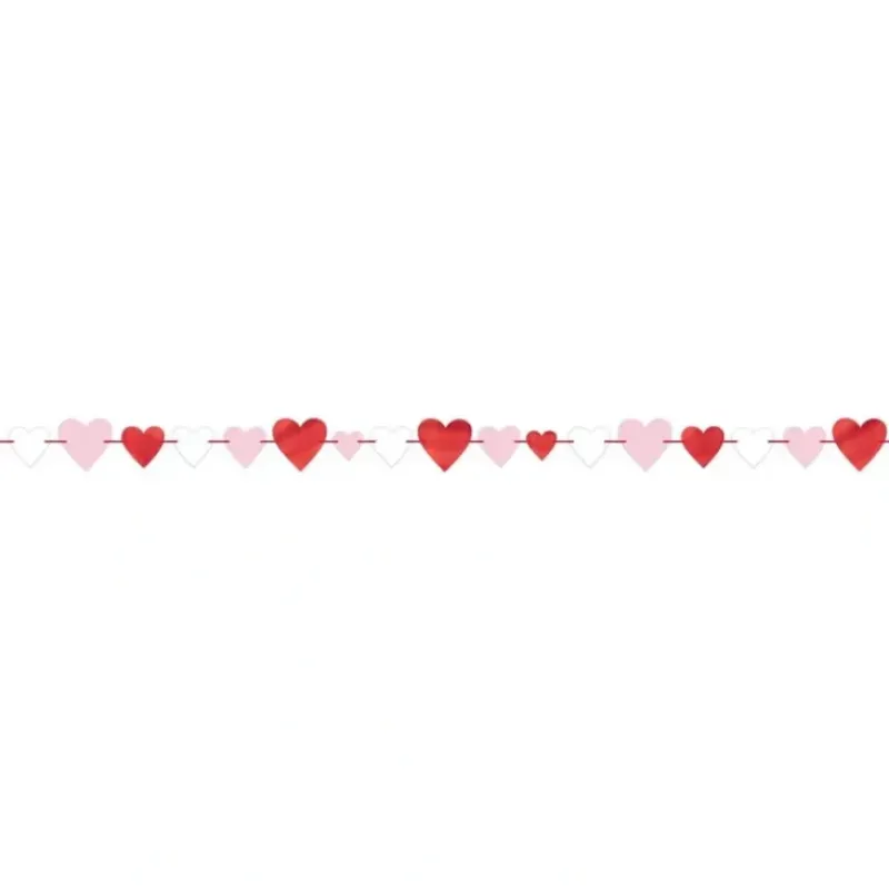 Amscan Valentines Heart Garland - Little Painter Art | Exploring the Endless Possibilities of Art| Shop All