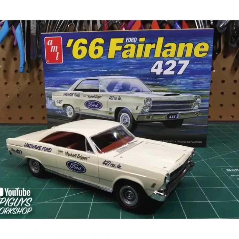 AMT 1966 Ford Fairlane 427 1/25 Model Kit (Level 2) - Little Painter Art | Exploring the Endless Possibilities of Art| Shop All