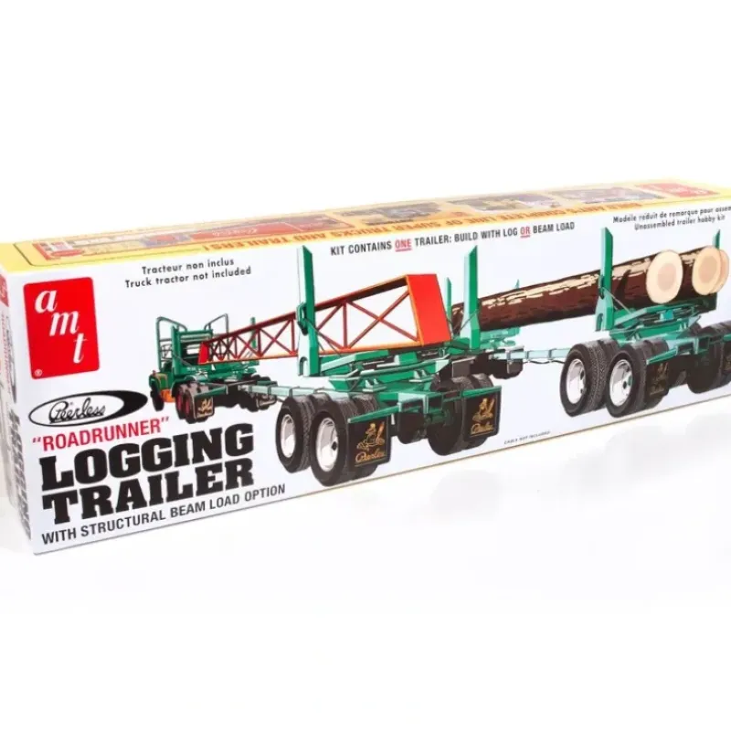 AMT 1103/06 Peerless Logging Trailer 1/25 Model Kit - Little Painter Art | Exploring the Endless Possibilities of Art| Shop All