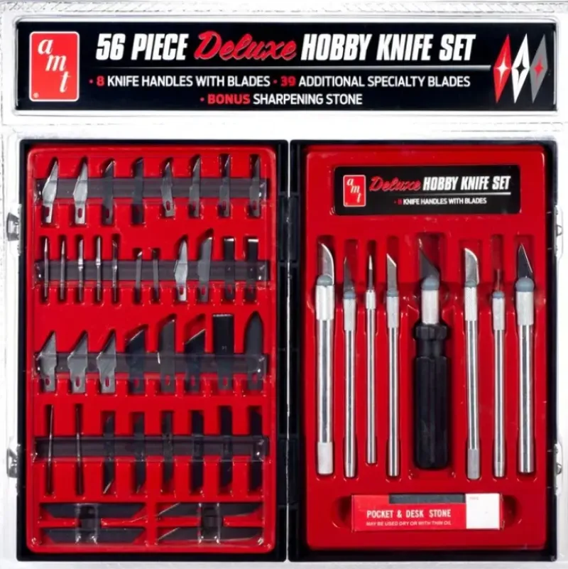 AMT 56 Piece Deluxe Hobby Knife Set - Little Painter Art | Exploring the Endless Possibilities of Art| Shop All