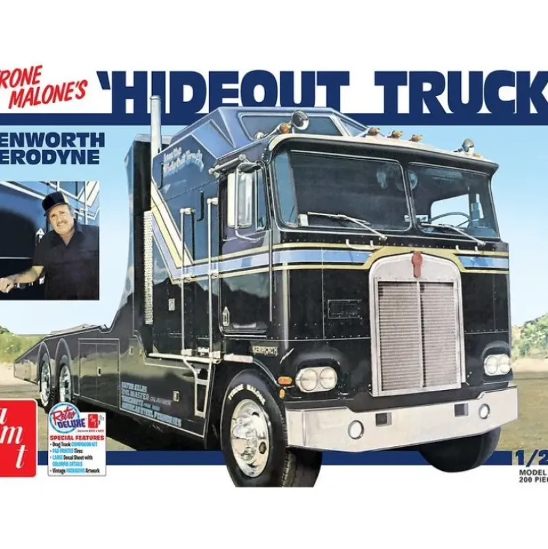 AMT Hideout Transporter Kenworth (Tyrone Malone) 1/25 Model Kit - Little Painter Art | Exploring the Endless Possibilities of Art| Shop All
