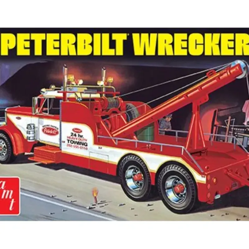AMT Peterbilt 359 Wrecker 1/25 Model Kit (Level 3) - Little Painter Art | Exploring the Endless Possibilities of Art| Shop All