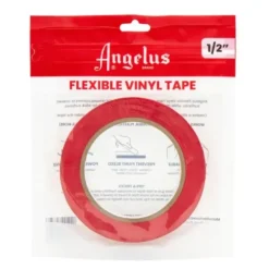 Angelus Flexible Vinyl Tape - 1/2" Red - Little Painter Art | Exploring the Endless Possibilities of Art| Canvas