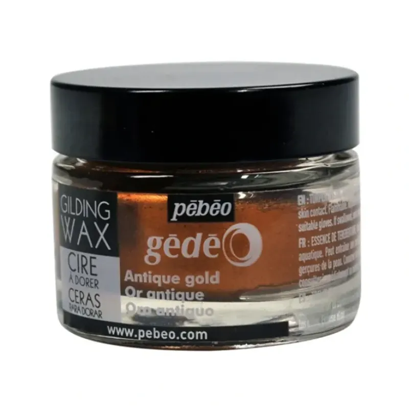Antique Gold Gilding Wax - Pebeo - Little Painter Art | Exploring the Endless Possibilities of Art| Brush