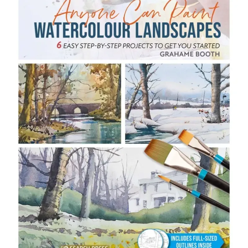 Anyone Can Paint: Watercolour Landscapes - G. Booth - Little Painter Art | Exploring the Endless Possibilities of Art| Brush