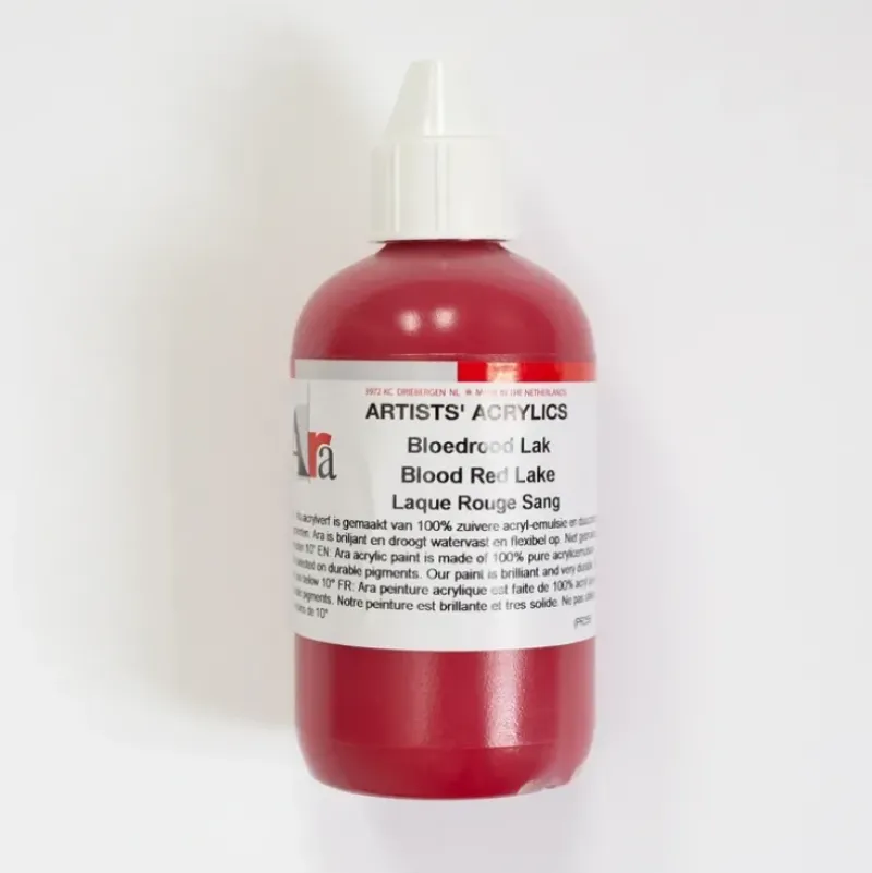 Ara Acrylic 250ml Blood Red Lake - Little Painter Art | Exploring the Endless Possibilities of Art| Shop All