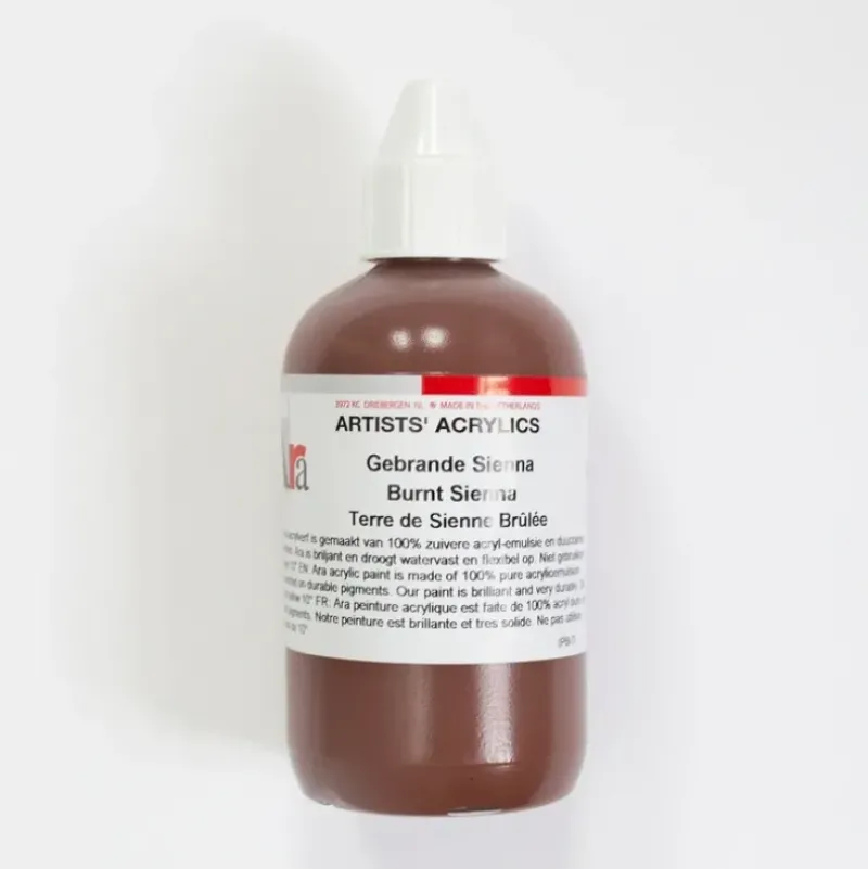 Ara Acrylic 250ml Burnt Sienna - Little Painter Art | Exploring the Endless Possibilities of Art| Shop All