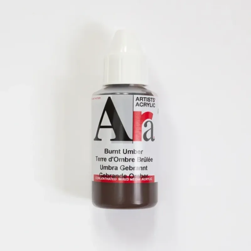 Ara Acrylic 100ml Burnt Umber - Little Painter Art | Exploring the Endless Possibilities of Art| Shop All