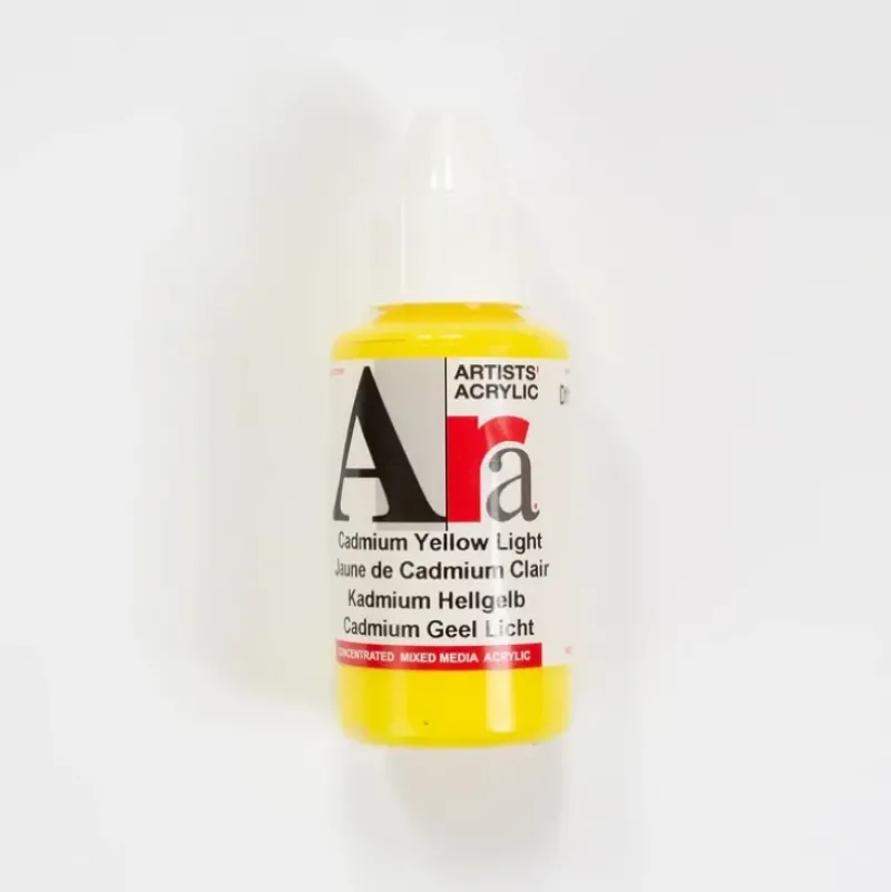 Ara Acrylic 100ml Cadmium Yellow Light - Little Painter Art | Exploring the Endless Possibilities of Art| Shop All