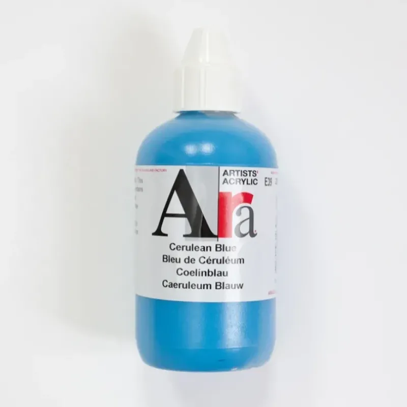 Ara Acrylic 250ml Cerulean Blue - Little Painter Art | Exploring the Endless Possibilities of Art| Shop All