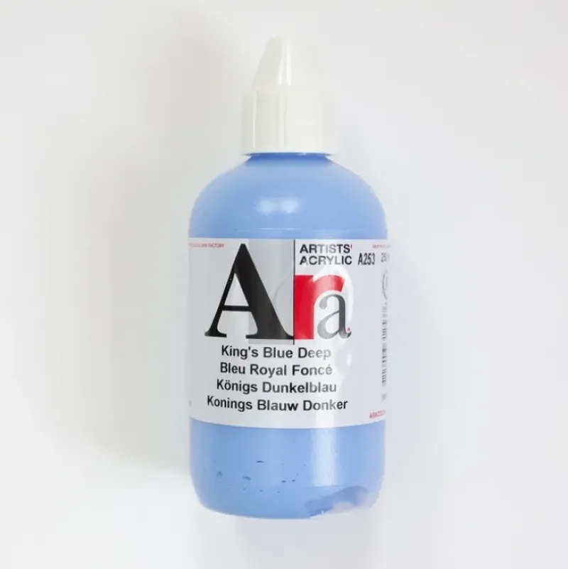 Ara Acrylic 250ml King's Blue Deep - Little Painter Art | Exploring the Endless Possibilities of Art| Shop All