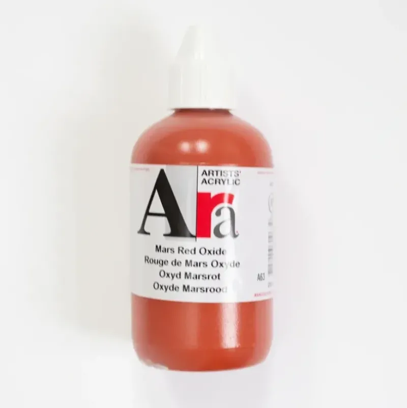 Ara Acrylic 250ml Mars Red Oxide - Little Painter Art | Exploring the Endless Possibilities of Art| Shop All