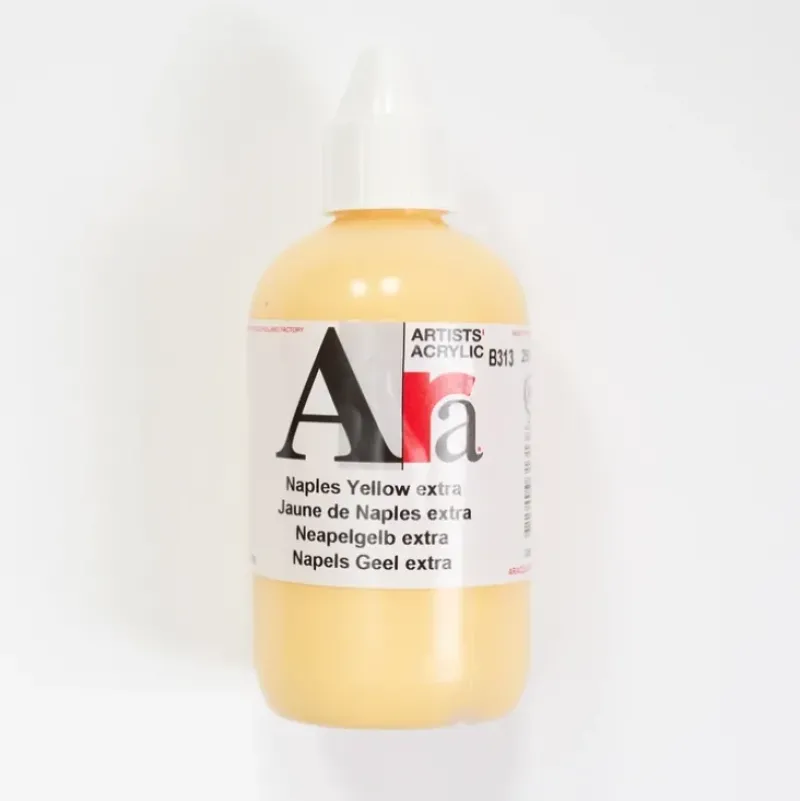 Ara Acrylic 250ml Naples Yellow Extra - Little Painter Art | Exploring the Endless Possibilities of Art| Shop All