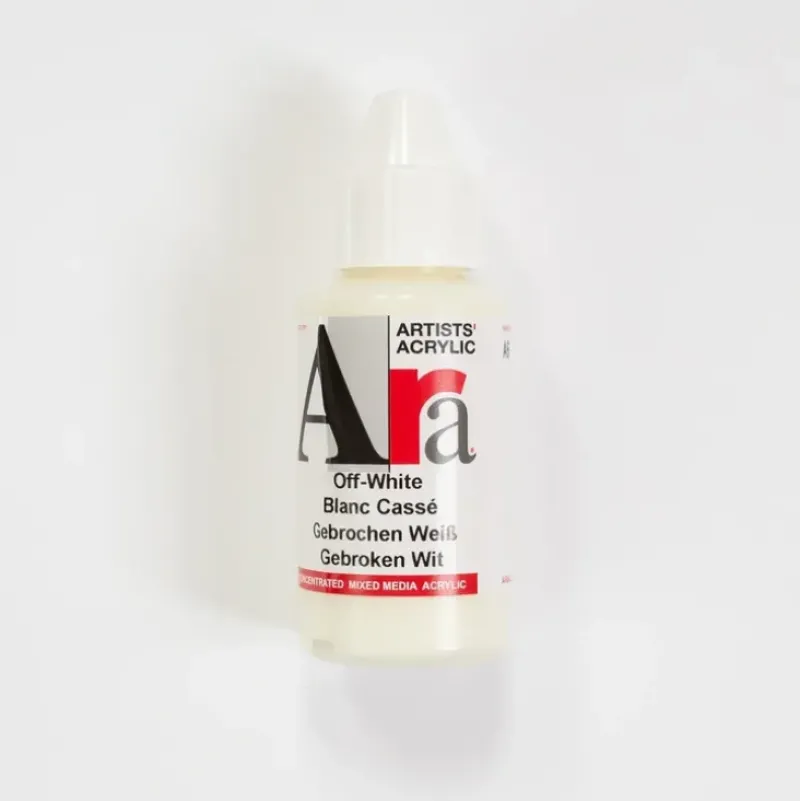 Ara Acrylic 100ml Off White - Little Painter Art | Exploring the Endless Possibilities of Art| Shop All
