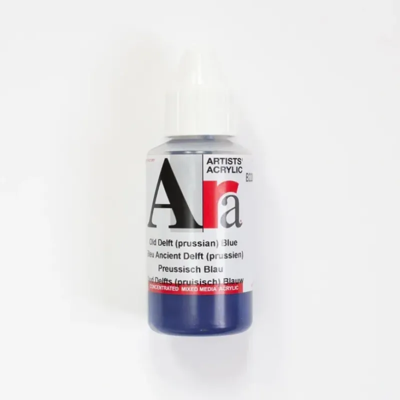 Ara Acrylic 100ml Old Delft (Prussian) Blue - Little Painter Art | Exploring the Endless Possibilities of Art| Shop All