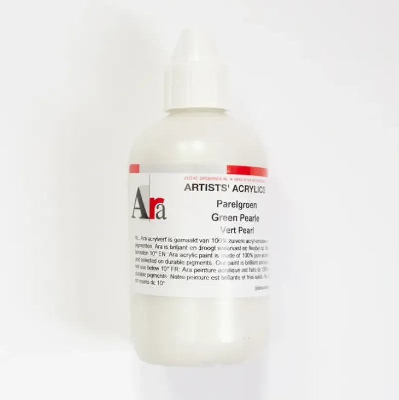 Ara Acrylic 250ml Pearl Green - Little Painter Art | Exploring the Endless Possibilities of Art| Shop All