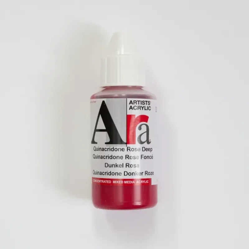 Ara Acrylic 100ml Quinacridone Rose Deep - Little Painter Art | Exploring the Endless Possibilities of Art| Shop All