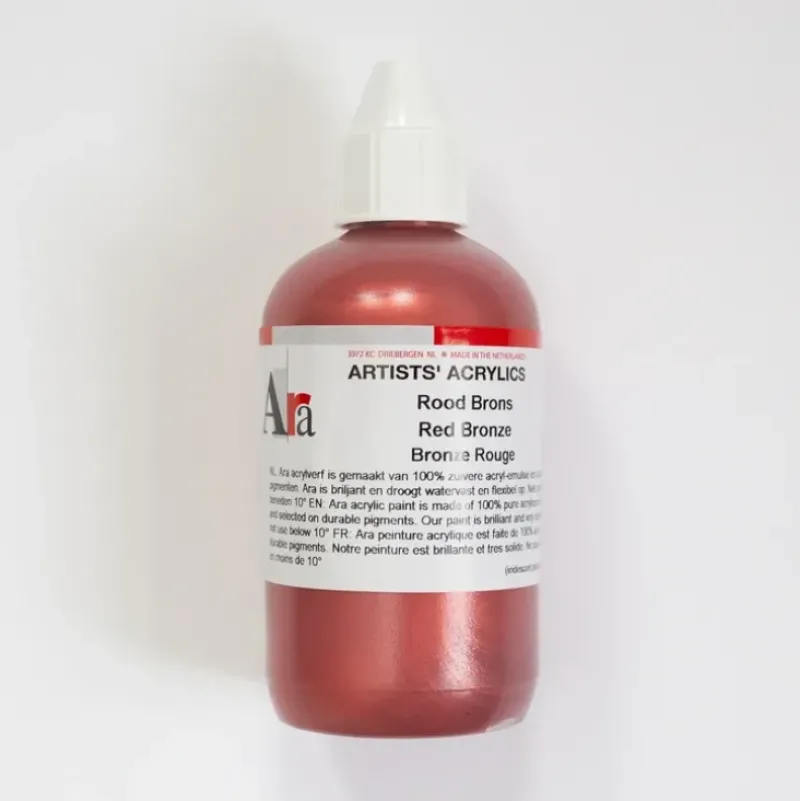 Ara Acrylic 250ml Red Bronze - Little Painter Art | Exploring the Endless Possibilities of Art| Shop All