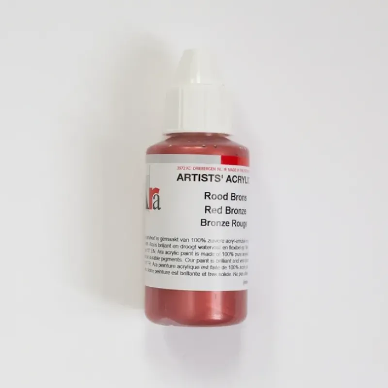 Ara Acrylic 100ml Red Bronze - Little Painter Art | Exploring the Endless Possibilities of Art| Shop All