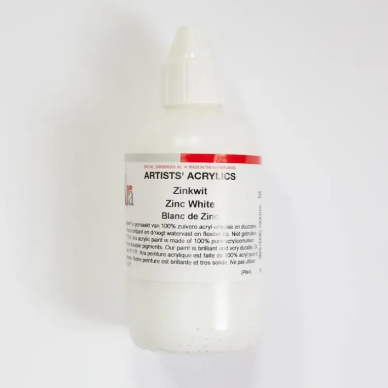 Ara Acrylic 250ml Zinc White - Little Painter Art | Exploring the Endless Possibilities of Art| Shop All