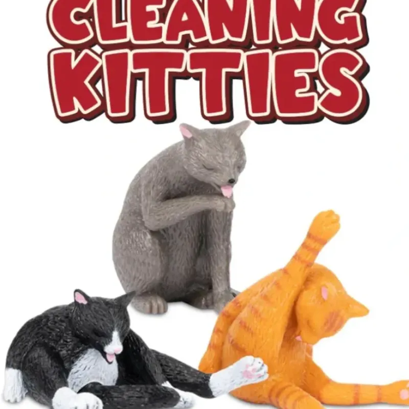 Archie McPhee Cleaning Kitty, Assorted - Little Painter Art | Exploring the Endless Possibilities of Art| Hot