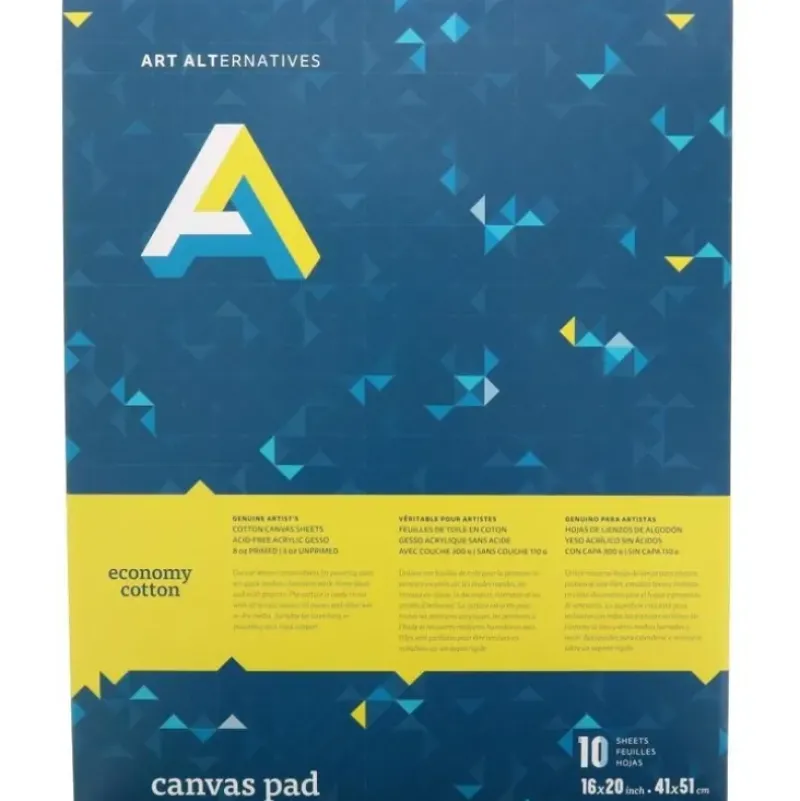 Art Alternatives Canvas Pad 16x20" 10 Sheets - Little Painter Art | Exploring the Endless Possibilities of Art| Canvas
