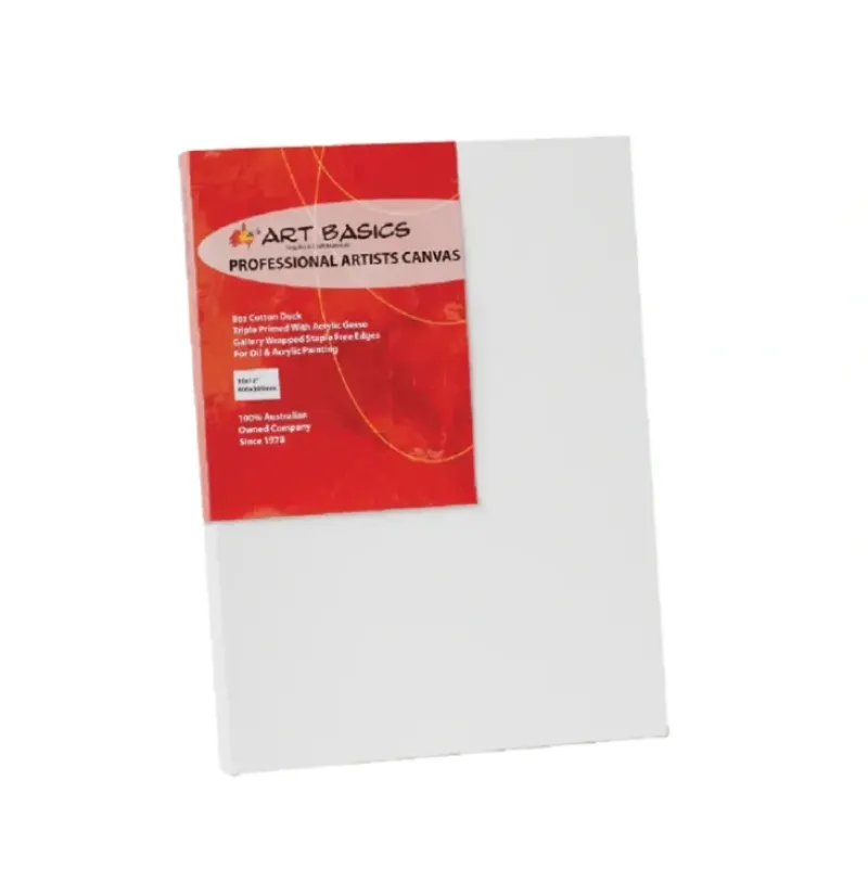 Art Basics Gallery Artist Stretched Canvas - 0.75 inch (19mm) Slim Stretchers 8Oz - Little Painter Art | Exploring the Endless Possibilities of Art| Canvas