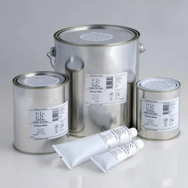 Art Spectrum Professional Oil 1 Liter Titanium White/Zinc White - Little Painter Art | Exploring the Endless Possibilities of Art| Pigment