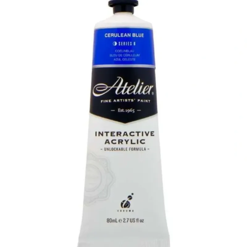 Atelier Interactive Fine Artists' Heavy Body Acrylic Paints 80ml - Little Painter Art | Exploring the Endless Possibilities of Art| Pigment